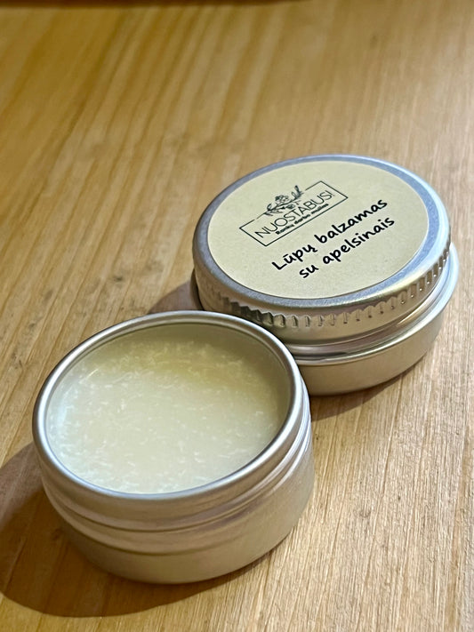 Lūpų balzamas su apelsinais